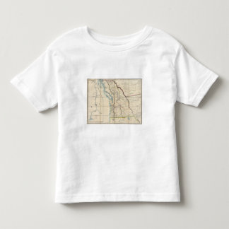 Camiseta De Bebé Mapa del territorio 2 de Oregon
