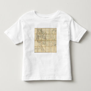 Camiseta De Bebé Mapa del territorio de los Estados Unidos 2