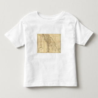 Camiseta De Bebé Mapa del territorio de Oregon