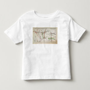 Camiseta De Bebé Mapa del transporte de Londres, c.1915