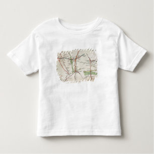 Camiseta De Bebé Mapa del transporte de Londres, c.1915