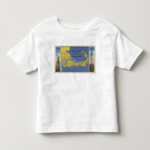 Camiseta De Bebé Mapa detallado del Pilgrimland