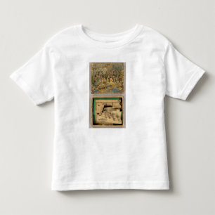 Camiseta De Bebé Mapa disecado caja, Estados Unidos