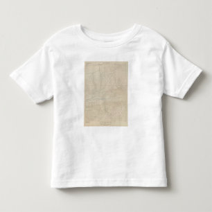 Camiseta De Bebé Mapa especial del atlas del parque de Tourtelotte
