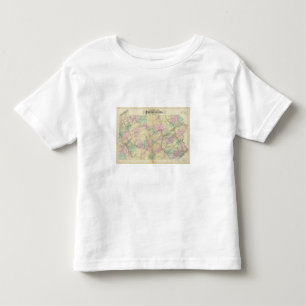 Camiseta De Bebé Mapa ferroviario de Penn