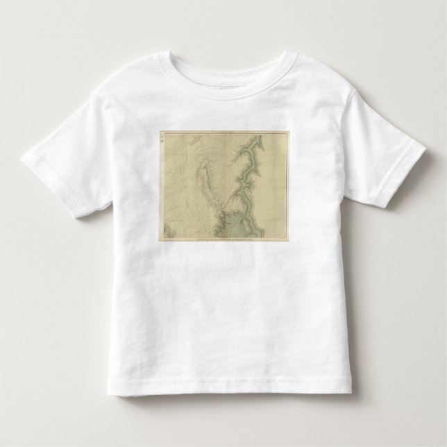 Camiseta De Bebé Mapa geológico de los 3 meridionales (Anverso)
