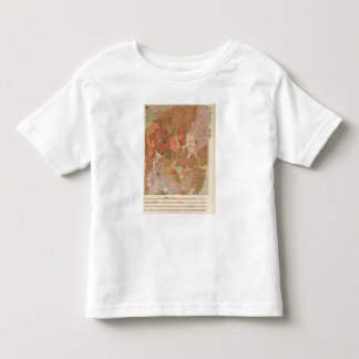Camiseta De Bebé Mapa geológico de New Hampshire