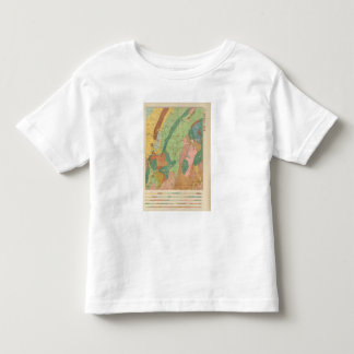 Camiseta De Bebé Mapa geológico de New Hampshire 5