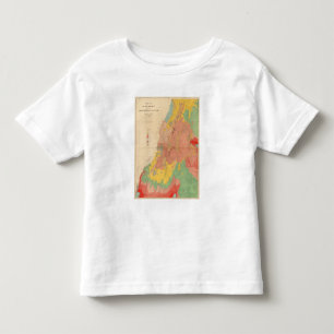 Camiseta De Bebé Mapa geológico de Utah