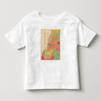 Camiseta De Bebé Mapa geológico de Utah