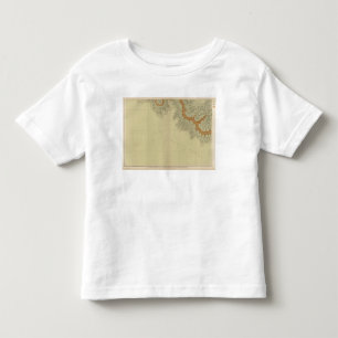 Camiseta De Bebé Mapa geológico del meridional