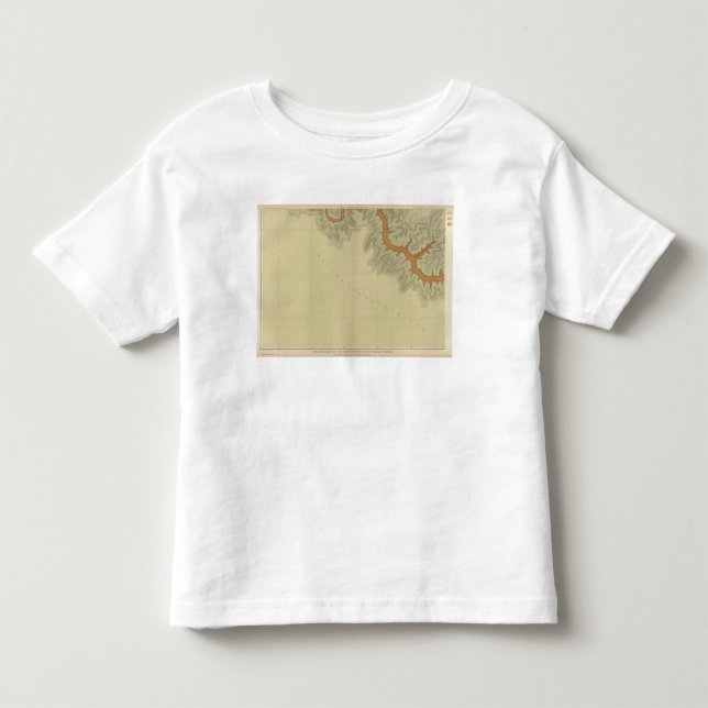 Camiseta De Bebé Mapa geológico del meridional (Anverso)