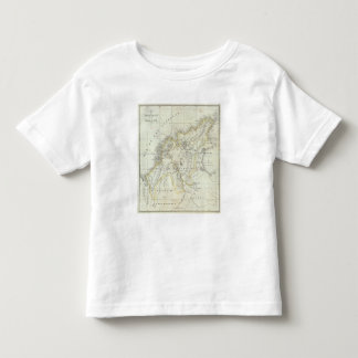 Camiseta De Bebé Mapa grabado de Colombia