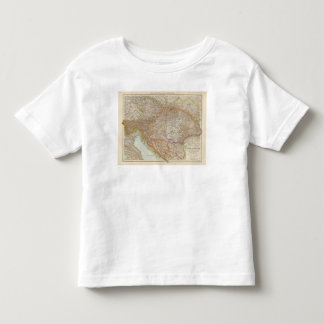 Camiseta De Bebé Mapa húngaro del imperio de Austria