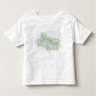 Camiseta De Bebé Mapa ilustrado del imperio romano