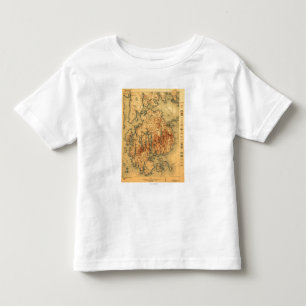 Camiseta De Bebé Mapa nacional de Lafayette ParkPanoramic