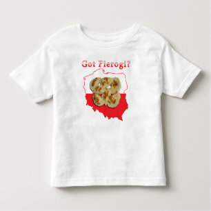 Camiseta De Bebé Mapa polaco de Pierogi