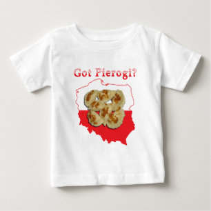 Camiseta De Bebé Mapa polaco de Pierogi