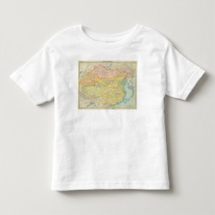 Camiseta De Bebé Mapa político de China