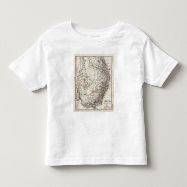 Camiseta De Bebé Mapa suroriental de Australia (Anverso)
