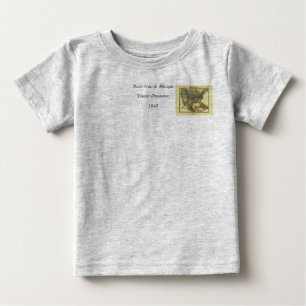 Camiseta De Bebé Mapa Thunot Duvotenay de 1848: Estados Unidos y Mé