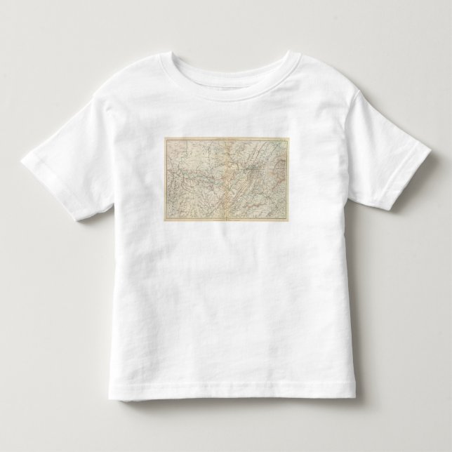 Camiseta De Bebé Mapa XIV de la GEN (Anverso)