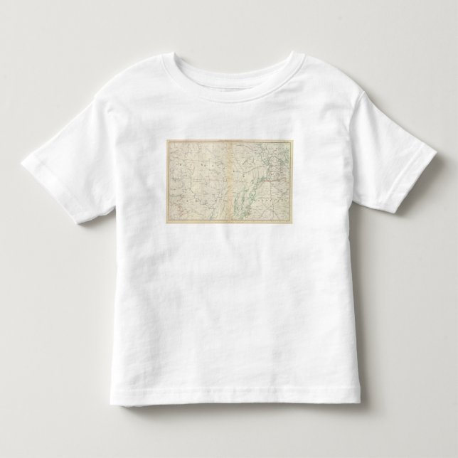 Camiseta De Bebé Mapa XVIII de la GEN (Anverso)