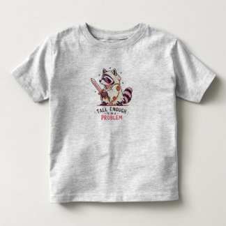 Camiseta De Bebé Mapache De Dibujos Animados Divertido Lo Suficient