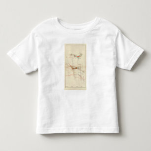 Camiseta De Bebé Mapas de mina de Comstock número III