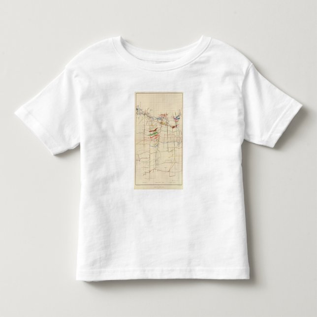 Camiseta De Bebé Mapas de mina de Comstock número VI (Anverso)