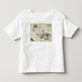 Camiseta De Bebé Mapas geológicos diversos