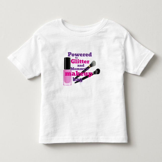 Camiseta De Bebé Maquillaje  (Anverso)