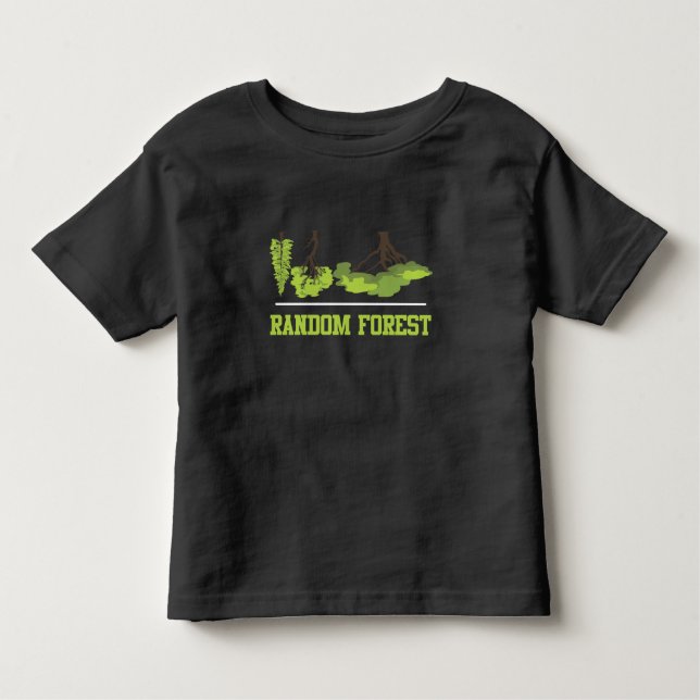 Camiseta De Bebé Máquina artificial de árbol forestal aleatorio mem (Anverso)