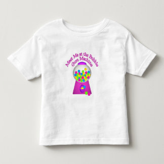 Camiseta De Bebé Máquina De Goma De Burbuja
