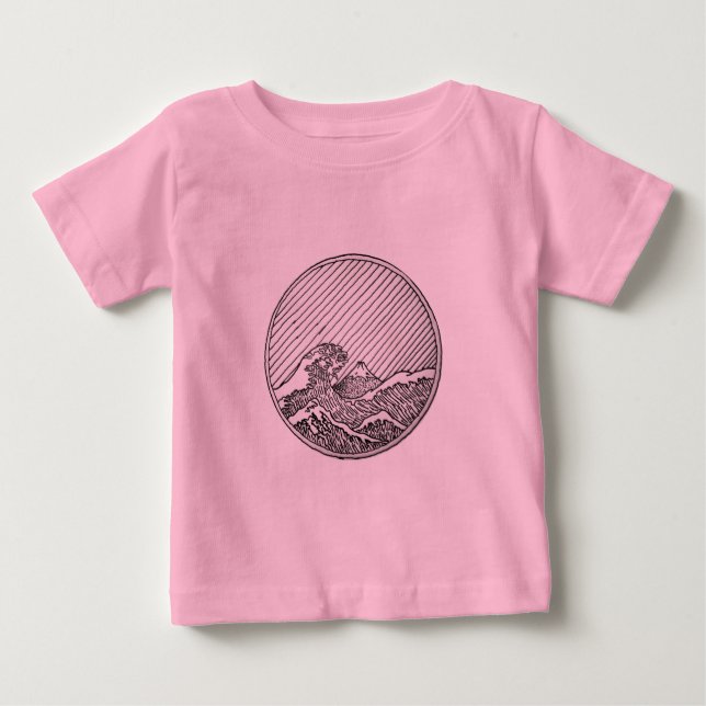 Camiseta De Bebé Mar (Anverso)