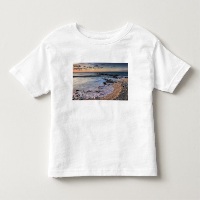 Camiseta De Bebé Mar Caribe, Islas Caimán.  Olas en crisis (Anverso)