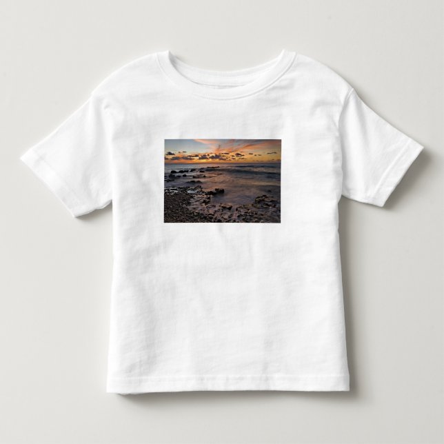 Camiseta De Bebé Mar Caribe, Islas Caimán. Olas rompientes 2 (Anverso)