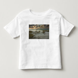 Camiseta De Bebé Mar Caribe, Islas Caimán.  Olas rompientes 3