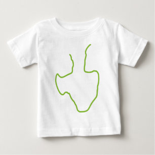 Camiseta De Bebé Mar del norte pecho de jade