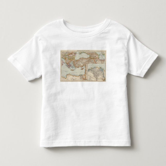 Camiseta De Bebé Mar Mediterráneo E (Anverso)