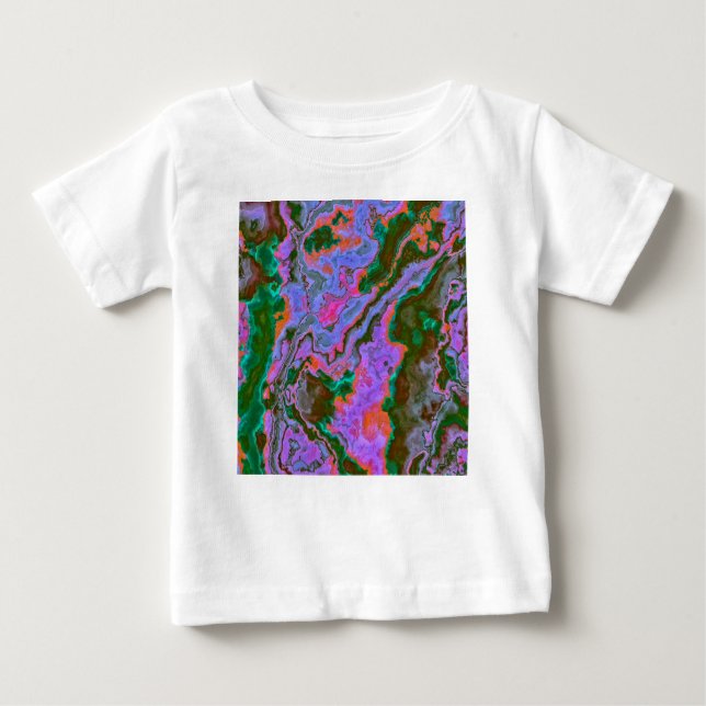Camiseta De Bebé Marble agrio (Anverso)