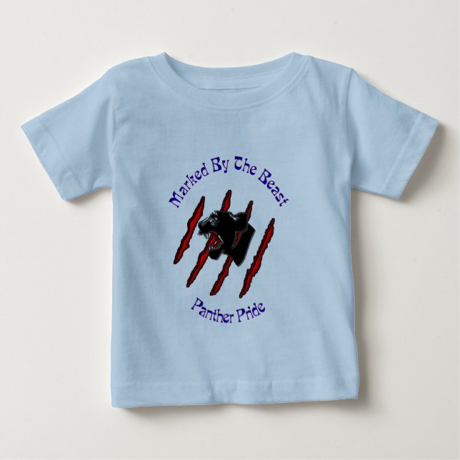 Camiseta De Bebé Marcado por la bestia (Anverso)