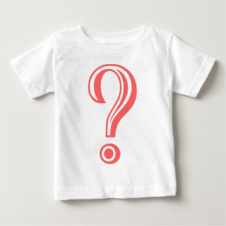 Camiseta De Bebé Marcador de preguntas cincelado
