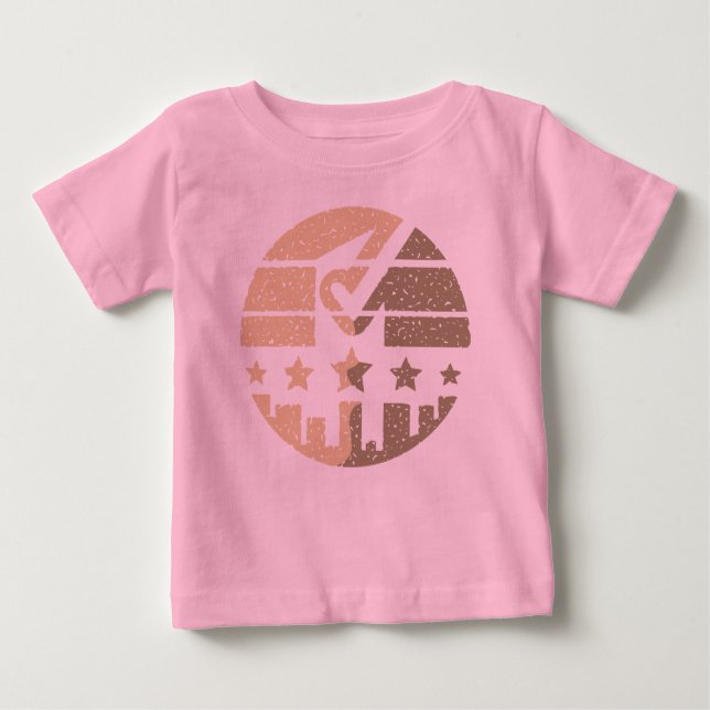 Camiseta De Bebé Marcar (Anverso)