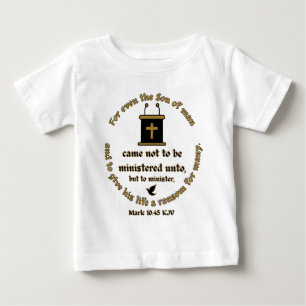Camiseta De Bebé Marcar 10:45 KJV Biblia Verse Faith con Escrituras