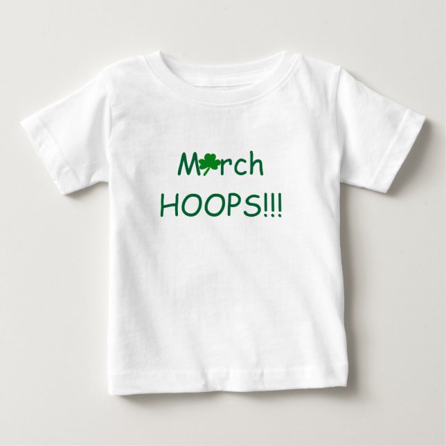 Camiseta De Bebé March HOOPS Shamrock Infantil Chicas (Anverso)