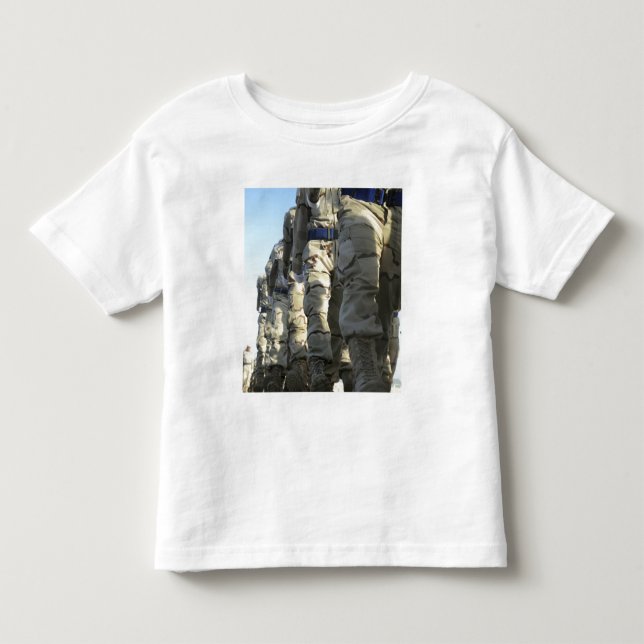 Camiseta De Bebé Marcha de los reclutas de la fuerza aérea iraquí (Anverso)