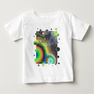 Camiseta De Bebé Marco de diversión de sol de esmalte negativo