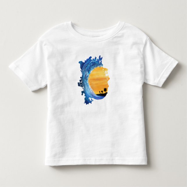 Camiseta De Bebé Maremoto (Anverso)