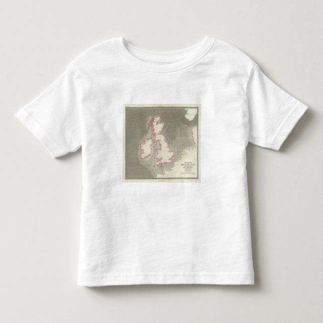 Camiseta De Bebé Mares de marea de Británicos de la carta (Anverso)